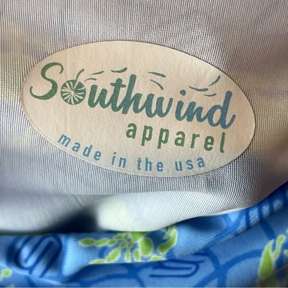 Southwind Apparel Skort Blue Crab Sea Beach Print XL - Picture 10 of 11